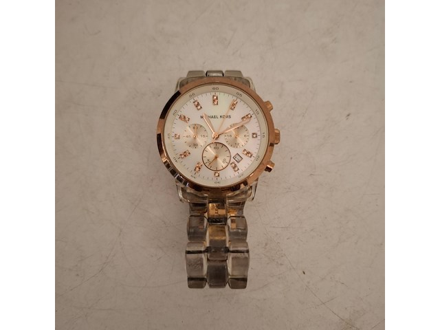 Horloge, michael kors, chronograaf horloge met diamanten - afbeelding 2 van  6