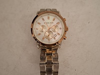 Horloge, michael kors, chronograaf horloge met diamanten - afbeelding 2 van  6