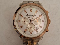 Horloge, michael kors, chronograaf horloge met diamanten - afbeelding 4 van  6