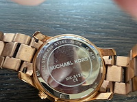 Horloge, michael kors, mk 5128 runway dames, rose gold kleurig, 2017 - afbeelding 3 van  4