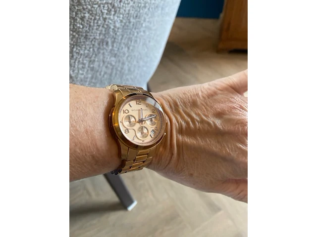 Horloge, michael kors, mk 5128 runway dames, rose gold kleurig, 2017 - afbeelding 2 van  4