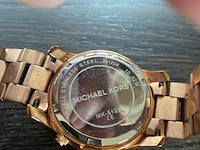 Horloge, michael kors, mk 5128 runway dames, rose gold kleurig, 2017 - afbeelding 3 van  4