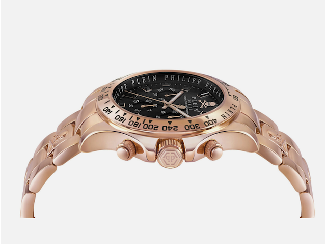 Horloge nobile chrono , philipp plein, pwcaa0921, gold rose zwart - afbeelding 2 van  2