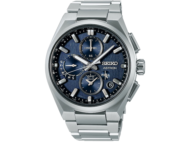 Horloge seiko, astron ssh161j1 42mm, blauw / zilverkleurig - afbeelding 1 van  3