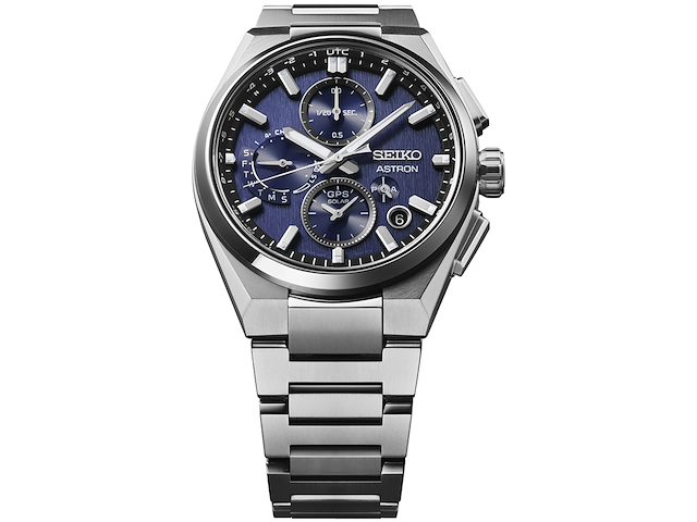 Horloge seiko, astron ssh161j1 42mm, blauw / zilverkleurig - afbeelding 2 van  3