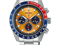 Horloge, seiko, ssc947p1, zilver, rood, diameter van 41 mm en kastdikte van 13 mm - afbeelding 1 van  5