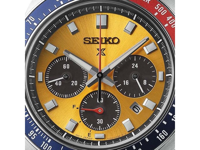 Horloge, seiko, ssc947p1, zilver, rood, diameter van 41 mm en kastdikte van 13 mm - afbeelding 2 van  5