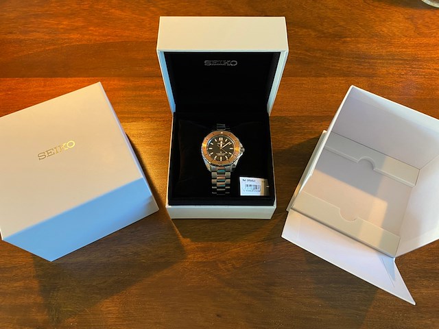Horloge, seiko+f167, spb485j1, zilverkleurig, 41,25mm - afbeelding 3 van  4