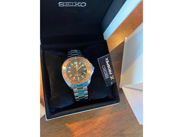 Horloge, seiko+f167, spb485j1, zilverkleurig, 41,25mm - afbeelding 4 van  4