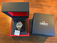 Horloge, tissot, prc 100 quartz t1514221603100, zilver/ bruin - afbeelding 2 van  3
