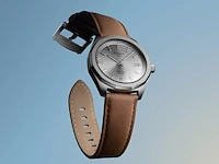 Horloge, tissot, prc 100 quartz t1514221603100, zilver, bruin