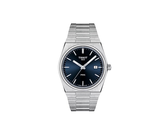 Horloge, tissot, prx, t137.410.11.041.00, blauw - afbeelding 1 van  6