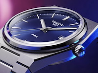 Horloge, tissot, prx, t137.410.11.041.00, blauw - afbeelding 6 van  6