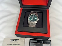 Horloge, tissot, prx, t137.410.11.091.00, groen - afbeelding 2 van  5