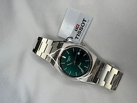 Horloge, tissot, prx, t137.410.11.091.00, groen - afbeelding 3 van  5