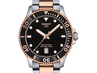 Horloge, tissot, t-sport t1204102205101 seastar 1000, zilver, rosé - afbeelding 1 van  3