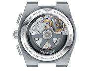 Horloge tissot, t137.427.11.011.00 prx automatic chronograph 42mm, wit/zilverkleurig - afbeelding 2 van  2