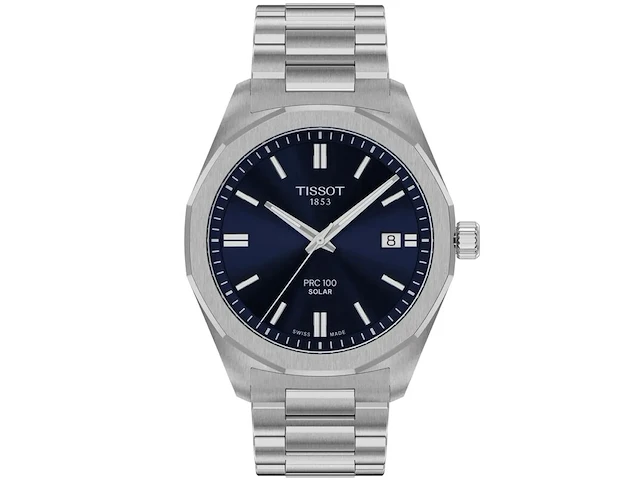 Horloge, tissot, t1514221104100, zilver/blauw - afbeelding 1 van  1
