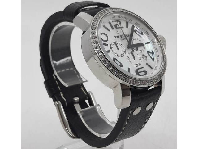 Horloge, tw steel, tw54 (grandeur) chronograph, grijs / chroom - afbeelding 1 van  9
