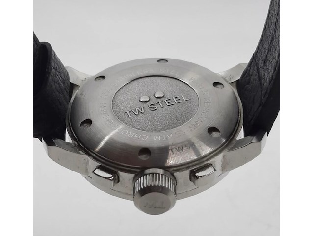Horloge, tw steel, tw54 (grandeur) chronograph, grijs / chroom - afbeelding 3 van  9