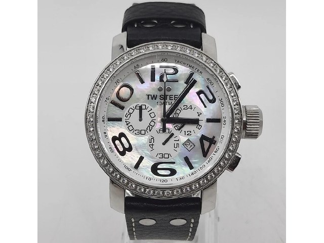 Horloge, tw steel, tw54 (grandeur) chronograph, grijs / chroom - afbeelding 5 van  9
