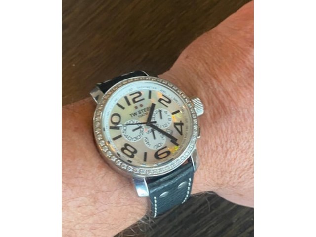 Horloge, tw steel, tw54 (grandeur) chronograph, grijs / chroom - afbeelding 6 van  9