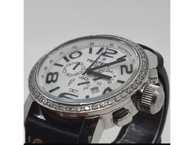 Horloge, tw steel, tw54 (grandeur) chronograph, grijs / chroom - afbeelding 8 van  9