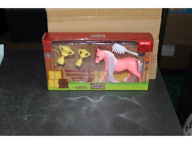 Horse speelgoed setje rose in ds q - afbeelding 2 van  3