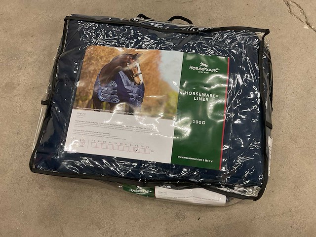 Horseware 155/206cm - 100g abad61-bb00-81 liner (6x) - afbeelding 4 van  6