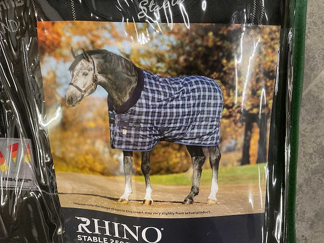 Horseware rhino stable 250g 130cm abbv82-kiwi-72 staldeken (6x) - afbeelding 2 van  4