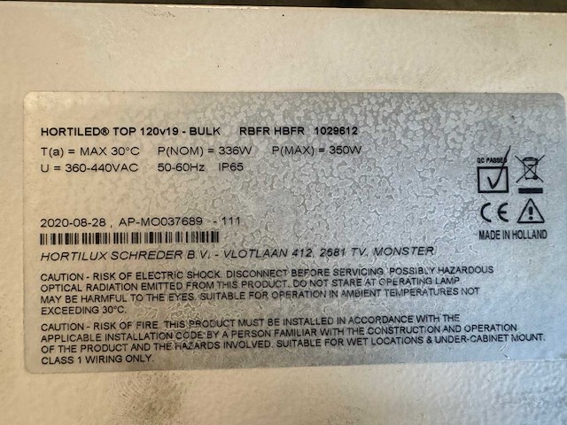 Hortilux hortiled top 120v19 belichtingsmateriaal (35x) - afbeelding 3 van  5