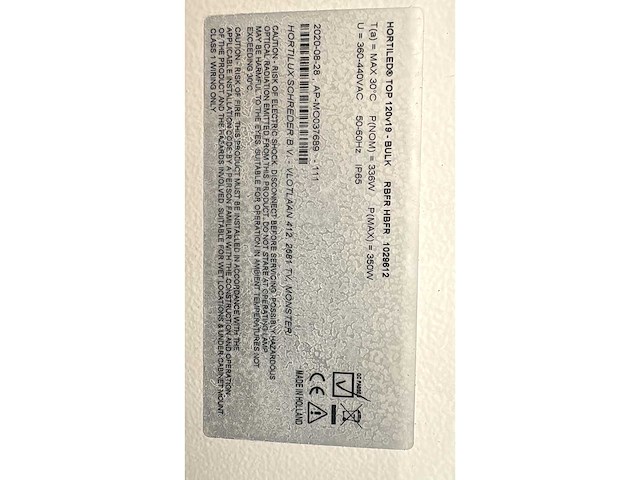 Hortilux hortiled top 120v19 belichtingsmateriaal (6x) - afbeelding 11 van  11