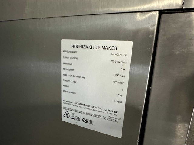Hoshizaki - im-100cne-hc - ijsblokjesmachine - afbeelding 4 van  4