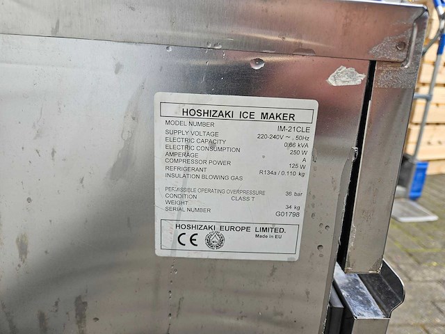 Hoshizaki - im-21cle - ijsblokjesmachine - afbeelding 5 van  5
