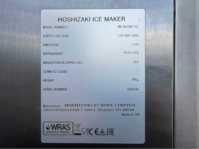 Hoshizaki - im-240ane-hc - ijsblokjesmachine - afbeelding 5 van  5