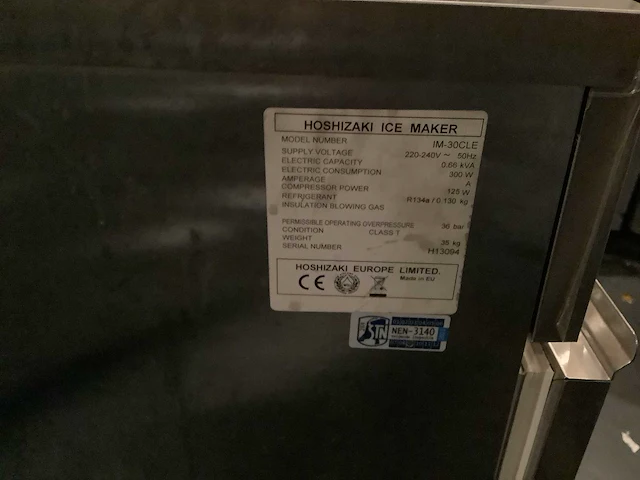 Hoshizaki - im-30cle - ice cube machine - afbeelding 4 van  7