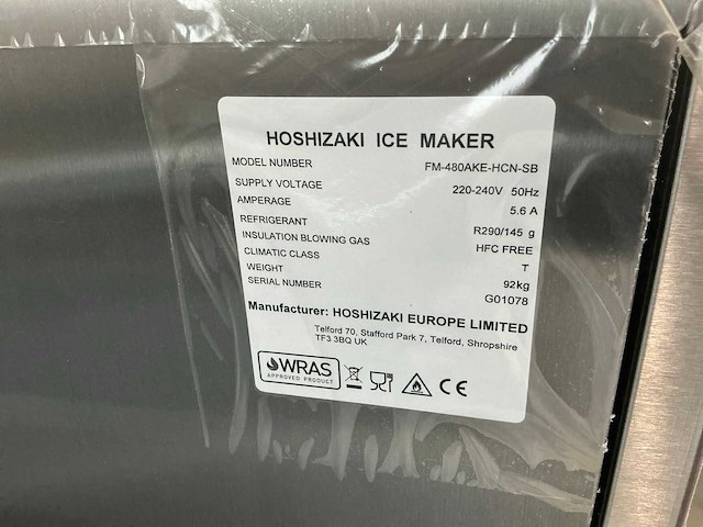 Hoshizaki fm-480ake-hcn-sb ijsmachine - afbeelding 3 van  4