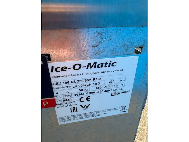 Hoshizaki ice o matic b44a ijsblokjesmachine - afbeelding 5 van  5