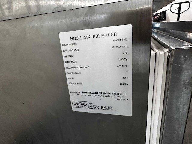 Hoshizaki ijsblokjesmachine met bunker im-45cne-hc - afbeelding 7 van  7