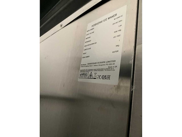 Hoshizaki im-100ne-hc ijsblokjesmachine - afbeelding 6 van  10