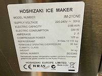 Hoshizaki im-21cne ijsblokjesmachine - afbeelding 7 van  7