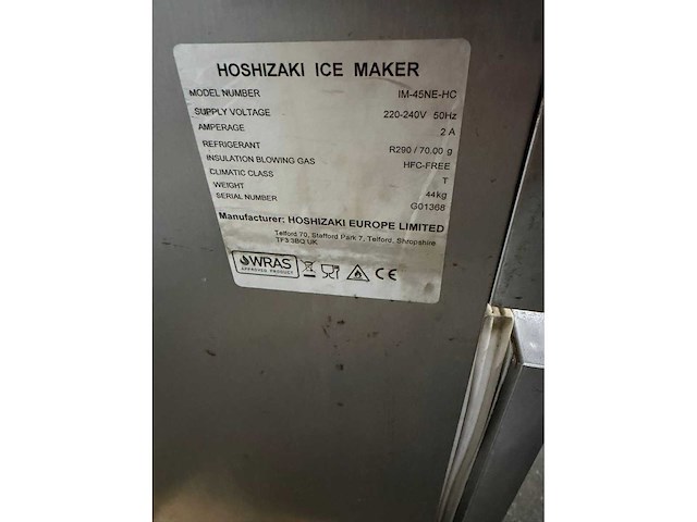 Hoshizaki im-45ne-hc ijsblokjesmachine - afbeelding 5 van  5