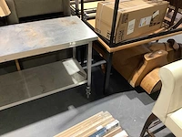 Hospitality & catering, mobile rvs werktafel - afbeelding 3 van  3