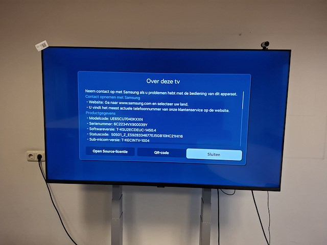 Hospitality tv op standaard samsung, ue65cu7040kxxn - afbeelding 2 van  7