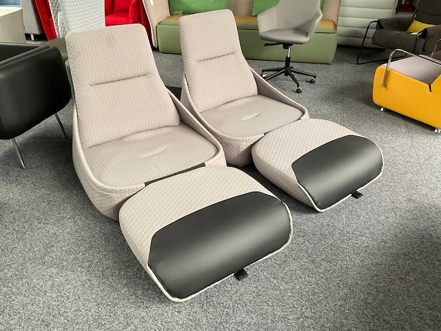 Hosu loungestoel (2x) - afbeelding 1 van  2