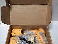 Hot glue melting gun op accu sanderz, geel - afbeelding 1 van  1