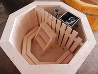 Hot tub vonato, wooden tranquil, hout kleurig - afbeelding 3 van  9