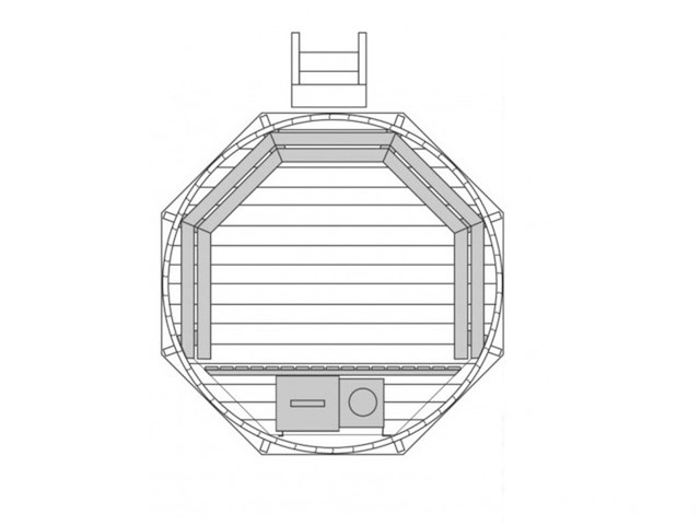 Hot tub vonato, wooden tranquil - afbeelding 6 van  9