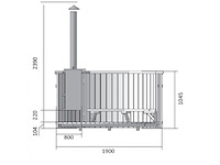 Hot tub vonato, wooden tranquil - afbeelding 7 van  9