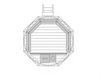 Hot tub, vonato, wooden tranquil - afbeelding 6 van  9